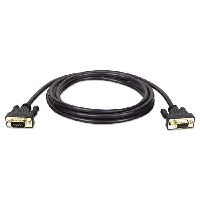 Tripp Lite VGA Monitor Extension Cable, 10 ft, Black