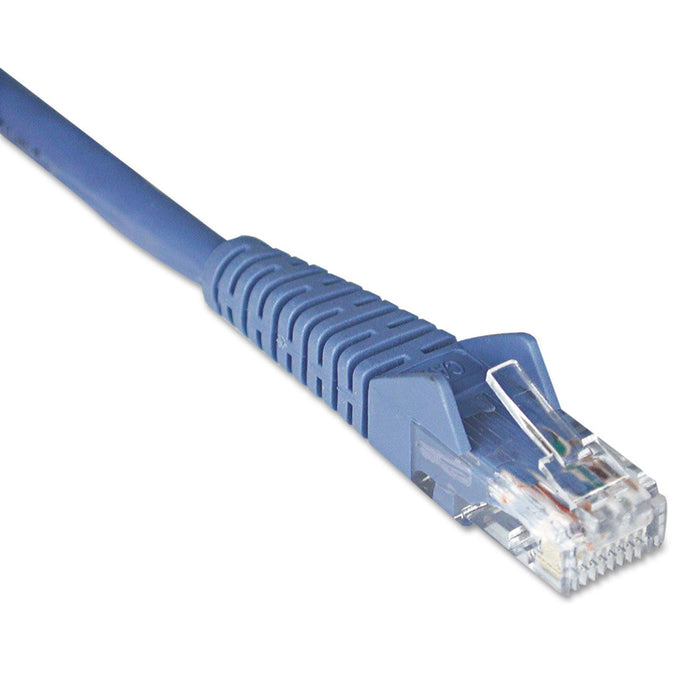 Tripp Lite CAT6 Gigabit Snagless Molded Patch Cable, 7 ft, Blue