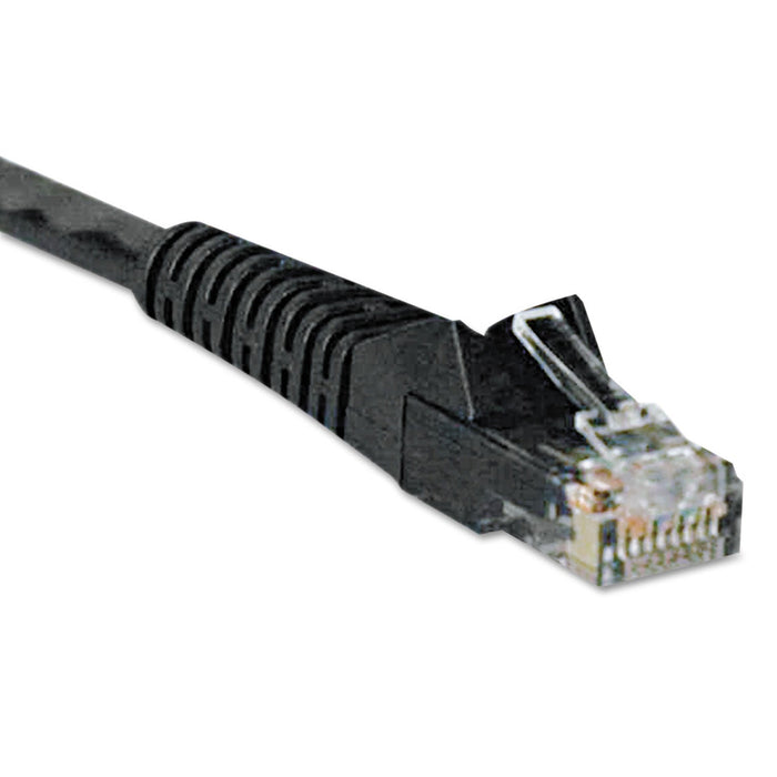Tripp Lite CAT6 Gigabit Snagless Molded Patch Cable, 25 ft, Black