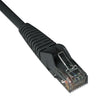 Tripp Lite CAT6 Gigabit Snagless Molded Patch Cable, 1 ft, Black