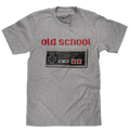 Old School T-Shirt - Gray by Tee Luv