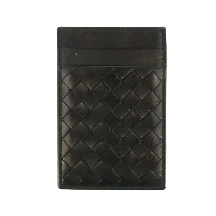 Bottega Veneta Intrecciato Black Money Clip Wallet #2857 by Bolt Boutique