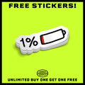 1% - Hard Hat Decal by Armed American Supply