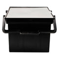 Advantus Companion Portable File, Letter/Legal Files, 17" x 14" x 11", Black