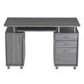 Techni Mobili Workstation 3-Drawer Desk by Vanessa Jane