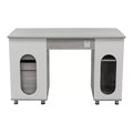 Techni Mobili Workstation 3-Drawer Desk by Vanessa Jane