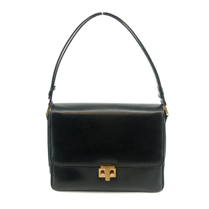 Tiffany & Co. Vintage Black Leather Handbag #2861 by Bolt Boutique