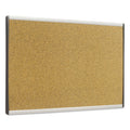 Quartet ARC Frame Cork Cubicle Board, 18 x 30, Tan, Aluminum Frame