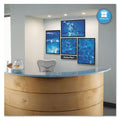 Quartet Matrix Magnetic Boards, Painted Steel, 48 x 31, White, Aluminum Frame