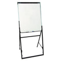 Quartet Futura Dry Erase Presentation Easel, Melamine, 26 x 35, White, Black Frame
