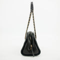 Chanel Matelasse Black Lambskin Shoulder Bag Gold Hardware #2864 by Bolt Boutique