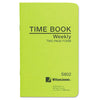 Wilson Jones Foreman's Time Book, Week Ending, 4.13 x 6.75, 1/Page, 36 Forms