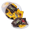 Office Snax Candy Tubs, Chocolate and Peanut MandMs, 1.75 lb Resealable Plastic Tub