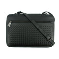 Bottega Veneta Intrecciato Black Zip Around Breifcase Bag #2866 by Bolt Boutique