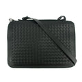 Bottega Veneta Intrecciato Black Zip Around Breifcase Bag #2866 by Bolt Boutique