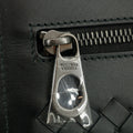 Bottega Veneta Intrecciato Black Zip Around Breifcase Bag #2866 by Bolt Boutique