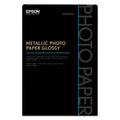 Epson Professional Media Metallic Gloss Photo Paper, 5.5 mil, 13 x 19, White, 25/Pack