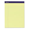 Ampad Legal Ruled Pads, Narrow Rule, 50 Canary-Yellow 8.5 x 11.75 Sheets, 4/Pack