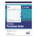TOPS Purchase Order Book, Two-Part Carbonless,  8.38 x 10.19, 1/Page, 50 Forms