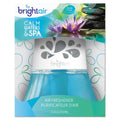BRIGHT Air Scented Oil Air Freshener, Calm Waters and Spa, Blue, 2.5 oz, 6/Carton