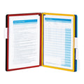 Durable VARIO Wall Reference System, 5 Panels, Letter, Asst. Borders and Panels