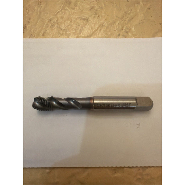 Haas 3/8-24 UNF HSS-E Spiral Point Tap GH3 TiCN Mod Bottoming 03-0125 New No Box by Price Is Right Miami