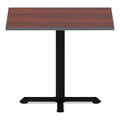 Alera Hospitality Series Single-Column Bases, 27.5" Diameter, 28.5"h, 300 lb Cap, Steel, Black