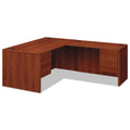 HON 10700 "L" Workstation Return, Right 3/4 Pedestal, 48w x 24d x 29.5h, Cognac