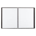 Blueline Duraflex Poly Notebook, 1 Subject, Medium/College Rule, Black Cover, 11 x 8.5, 80 Sheets