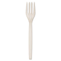 Eco-Products Plant Starch Fork - 7", 50/Pack, 20 Pack/Carton