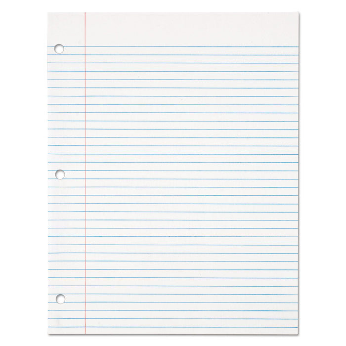 TOPS Filler Paper, 3-Hole, 8.5 x 11, Medium/College Rule, 500/Pack