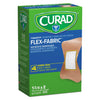 Curad Flex Fabric Bandages, Fingertip, 1.75 x 2, 100/Box