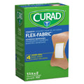 Curad Flex Fabric Bandages, Fingertip, 1.75 x 2, 100/Box