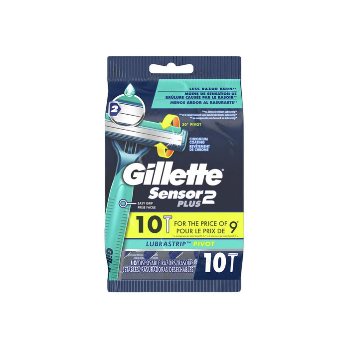Gillette Sensor2 Plus Pivoting Head Men's Disposable Razors by Pasteur Pharmacy