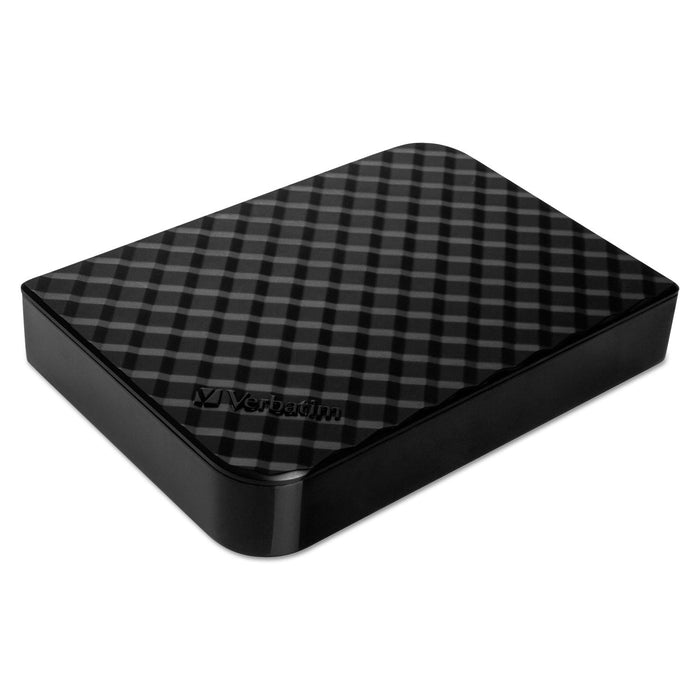 Verbatim Store N Save Desktop Hard Drive, 2 TB, USB 3.0, 7,200 rpm, Diamond Black