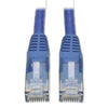 Tripp Lite CAT6 Gigabit Snagless Molded Patch Cable, 1 ft, Blue