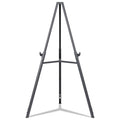 MasterVision Quantum Heavy Duty Display Easel, 35.62" to 61.22" High, Plastic, Black