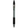 Zebra Z-Grip Ballpoint Pen, Retractable, Medium 1 mm, Black Ink, Clear Barrel, 12/Pack