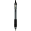 Zebra Z-Grip Ballpoint Pen, Retractable, Medium 1 mm, Black Ink, Clear Barrel, 12/Pack