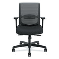 HON Convergence Mid-Back Task Chair, Synchro-Tilt and Seat Glide, Supports Up to 275 lb, Black