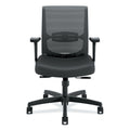 HON Convergence Mid-Back Task Chair, Synchro-Tilt and Seat Glide, Supports Up to 275 lb, Black