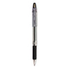 Zebra Jimnie Gel Pen, Stick, Medium 0.7 mm, Black Ink, Smoke Barrel, 12/Pack