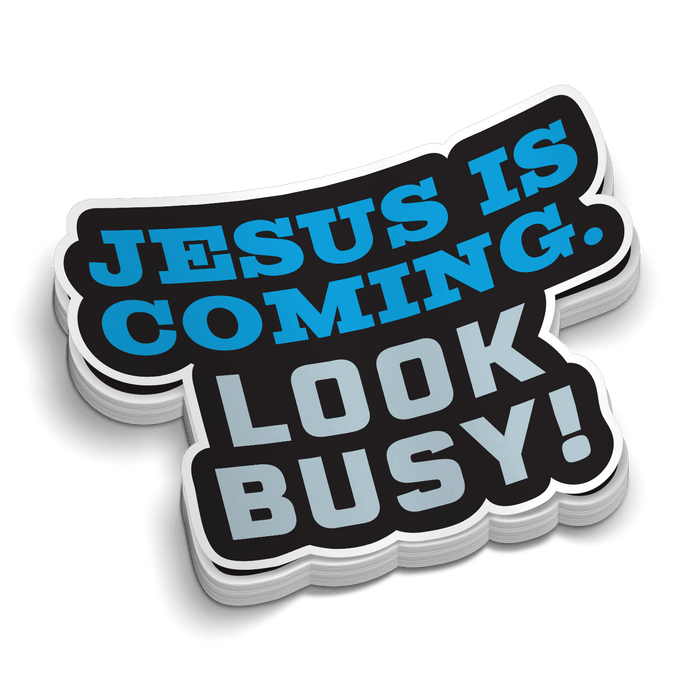 Look Busy - Hard Hat Decal by Armed American Supply