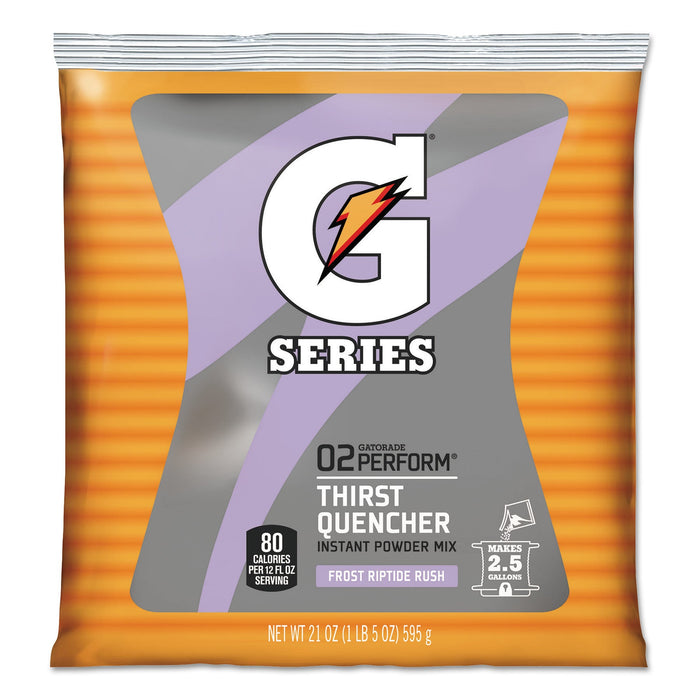 Gatorade Original Powdered Drink Mix, Riptide Rush, 21oz Packets, 32/Carton