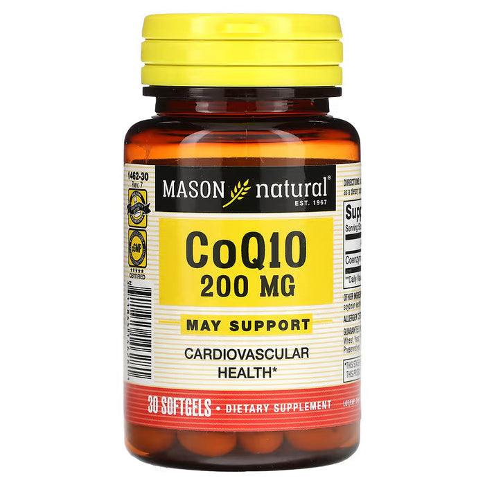 COENZYME Q10 GC 200MG 30 SFG by Pasteur Pharmacy