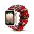 Scrunchie Elastic Apple Watch Armband Series 11/10/9/8/7/6/5/4/ SE / Ultra 1/2/3 by Arleathercraft