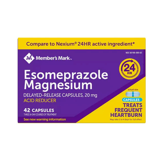 AURO HEALTH ESOMEPRAZOLE MAGNESIUM DELAYED-RELEASE CAPSULES, 42 COUNT by Pasteur Pharmacy