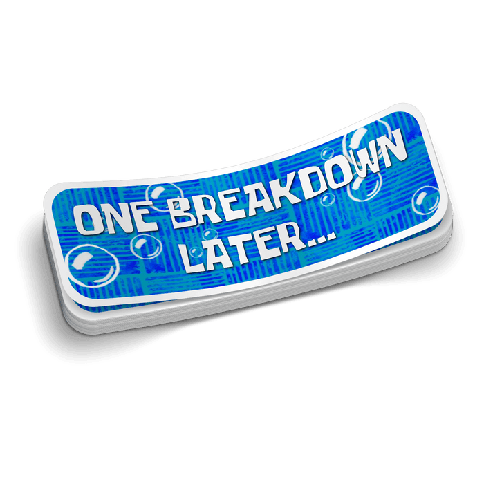 Breakdown - Hard Hat Decal by Armed American Supply