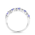 Genuine London Blue Topaz 5 Stone Ring by Fine Color Jewels