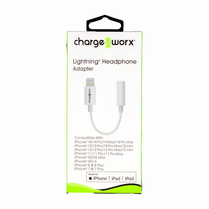 Charge Worx Lightning to 3.5 mm Headphone Adapter by Pasteur Pharmacy